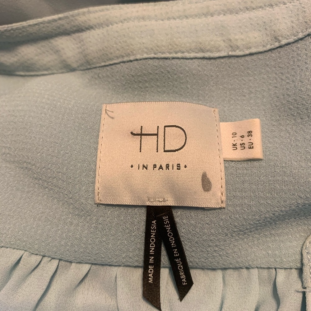 HD in Paris Popover Long Sleeve Blouse - Picture 6 of 7